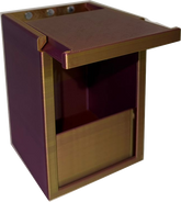 Deck Box Magnetic Showcase 100+ Dourado/Ametista - 3Deck - MoxLand